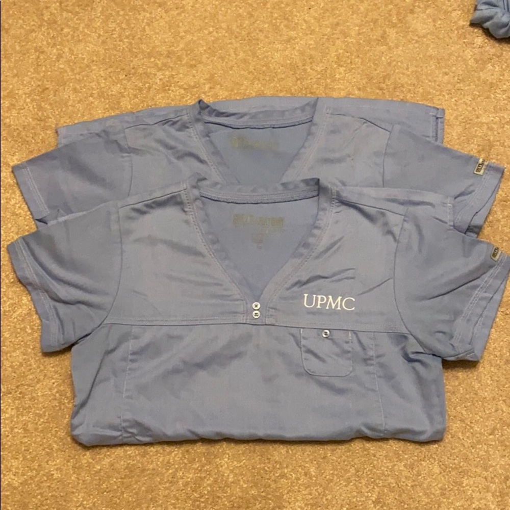 Bundle of 2 scrub tops